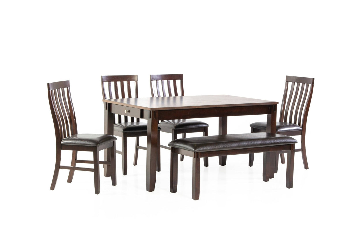 6 PIECE DINING ROOM SET by Mollai Collections | Bel Furniture