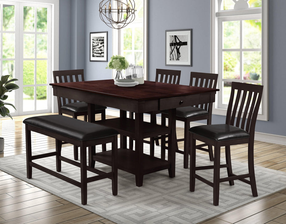 6 PIECE DINING ROOM SET - BEL Furniture