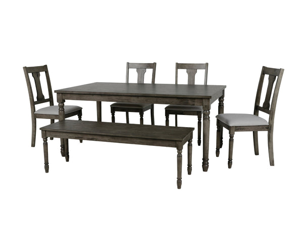 6 PIECE DINING SET - BEL Furniture