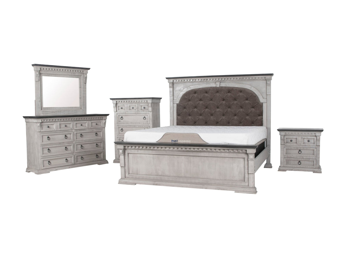 ALAMO 6 PIECE KING BEDROOM SET by Mollai Collections | Bel Furniture