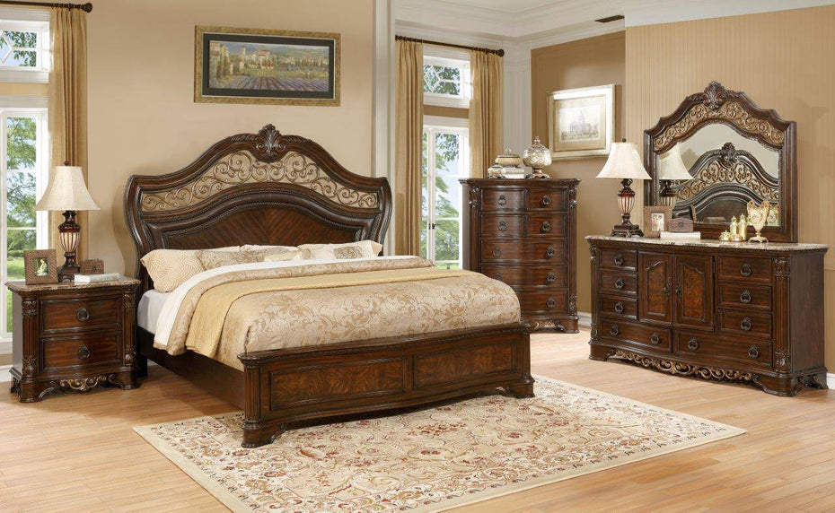 6 Piece King Bedroom Set - BEL Furniture