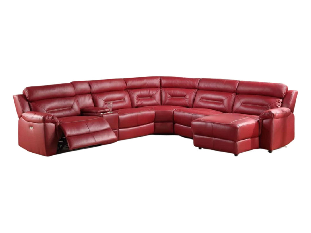 Red outlet reclining sectional