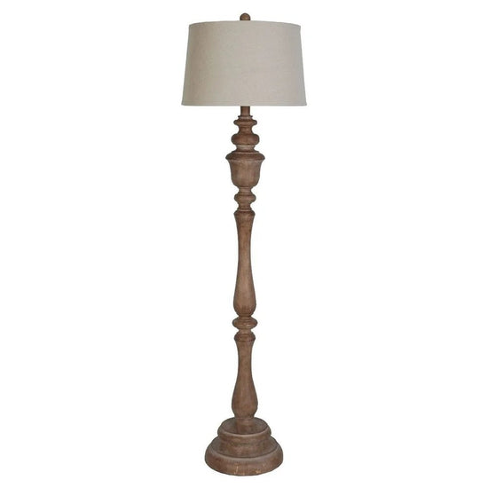 60- inch Wood Look Floor Lamp - BEL Furniture