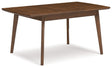 Lyncott - Brown - Rectangular Dining Room Butterfly Extension Table by Signature Design by Ashley® | Bel Furniture