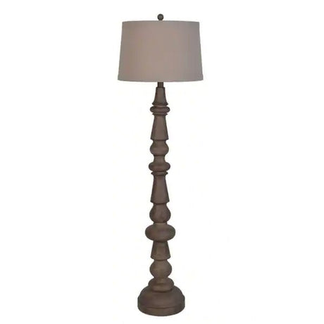 61- inches Dark Brown Wood Floor Lamp by Lamps Per Se | Bel Furniture