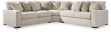 Ballyton - Sectional Beige 3 Pc. Sectional by Benchcraft® | Bel Furniture
