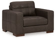 Luigi - Thunder - Chair And A Half by Signature Design by Ashley® | Bel Furniture