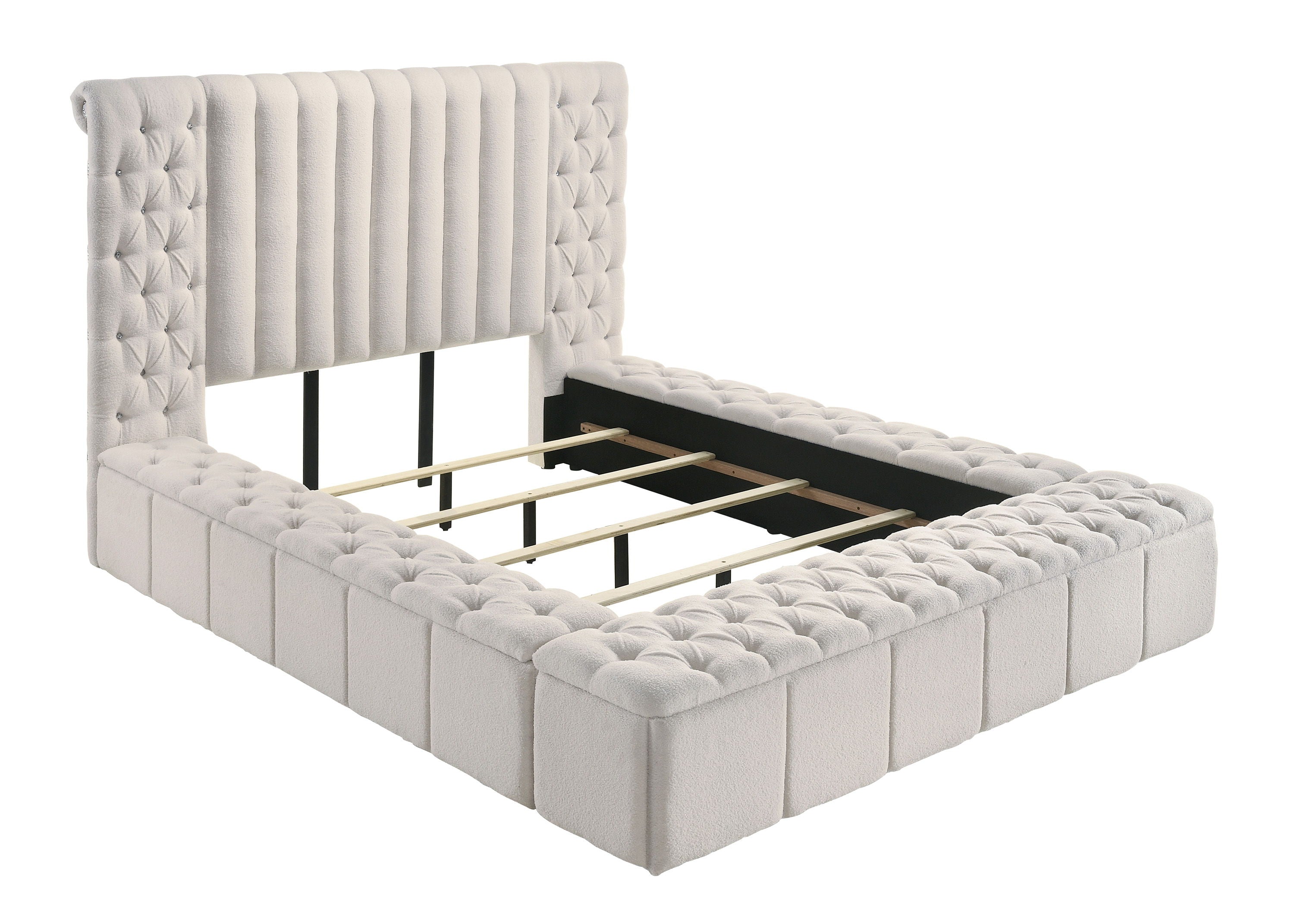 Danbury - Queen Bed With Storage - White