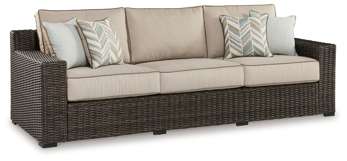 Coastline Bay - Brown - Sofa With Cushion by Signature Design by Ashley® | Bel Furniture