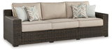 Coastline Bay - Brown - Sofa With Cushion by Signature Design by Ashley® | Bel Furniture