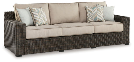 Coastline Bay - Brown - Sofa With Cushion by Signature Design by Ashley® | Bel Furniture