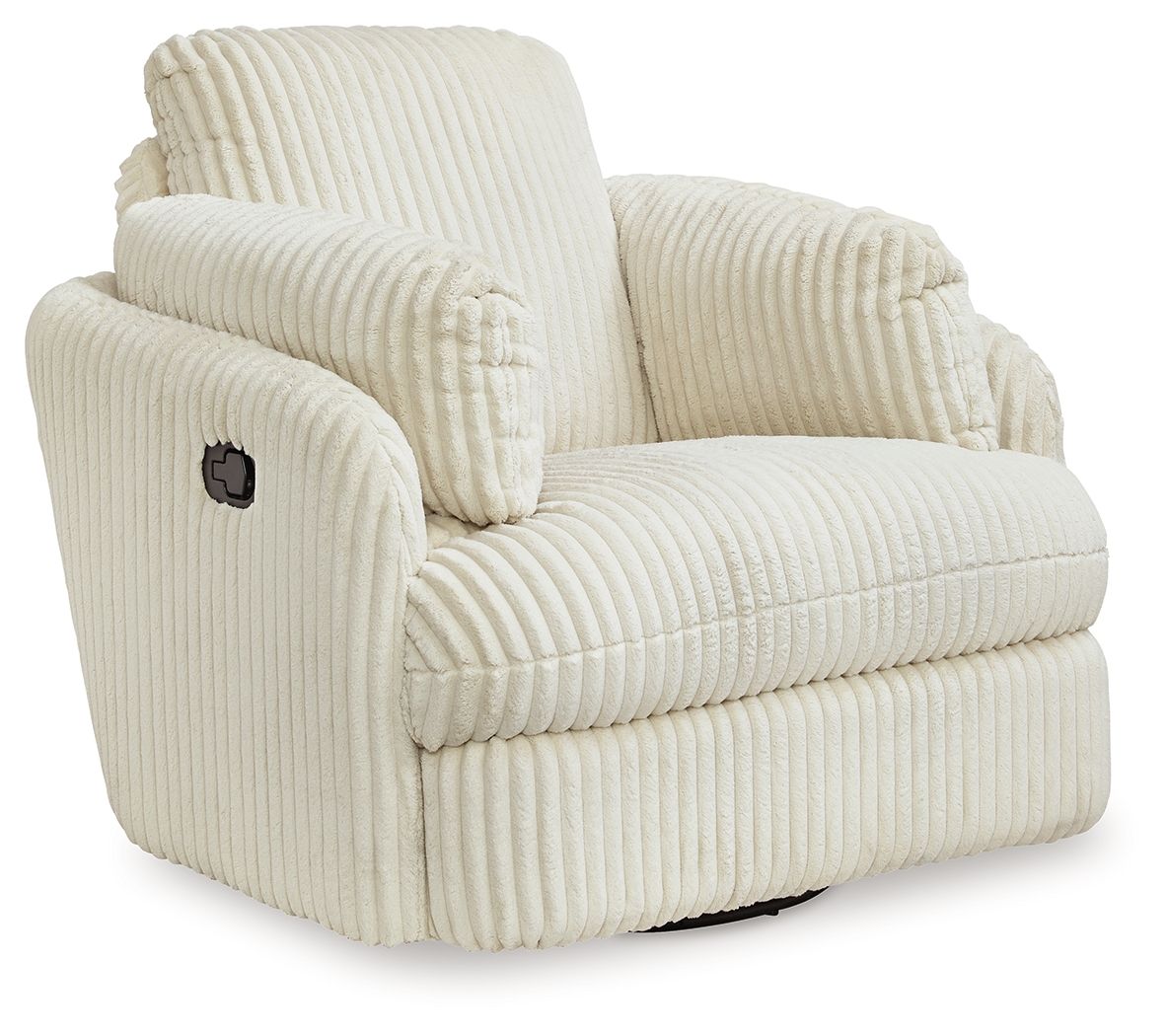 Tie-breaker - Swivel Glider Recliner White by Signature Design by Ashley® | Bel Furniture