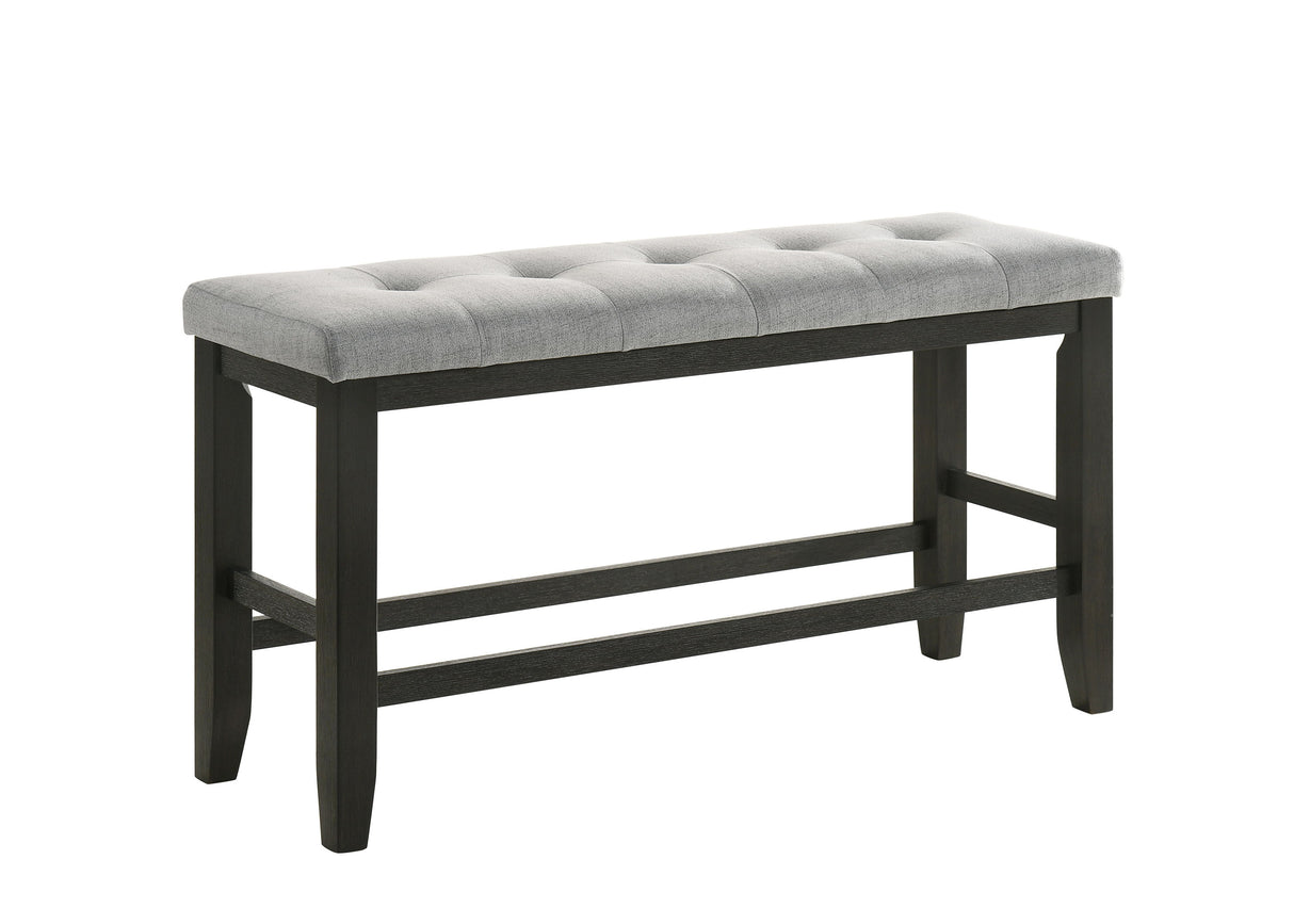 Bardstown - Counter Bench - Wheat / Charcoal by Crown Mark | Bel Furniture
