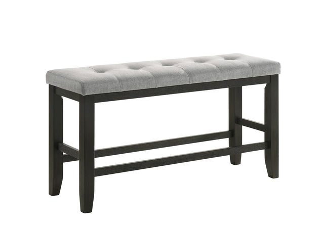 Bardstown - Counter Bench - Wheat / Charcoal by Crown Mark | Bel Furniture
