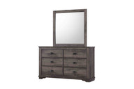 Coralee - Dresser, Mirror Dark Brown by Crown Mark | Bel Furniture