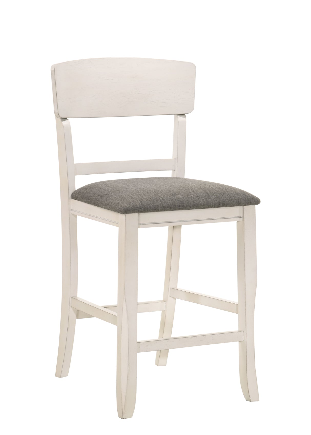 Conner - Counter Height Chair (Set of 2) White by Crown Mark | Bel Furniture