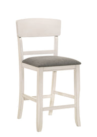 Conner - Counter Height Chair (Set of 2) White by Crown Mark | Bel Furniture