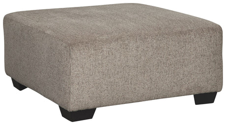 Ballinasloe - Ottoman Pearl Silver by Signature Design by Ashley® | Bel Furniture