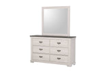 Leighton - Dresser, Mirror White by Crown Mark | Bel Furniture