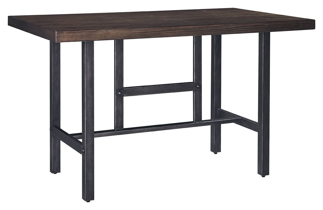 Kavara - Medium Brown - Rectangular Dining Room Counter Table