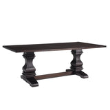Parkins - Rectangular Dining Table - Rustic Espresso by CoasterEssence | Bel Furniture