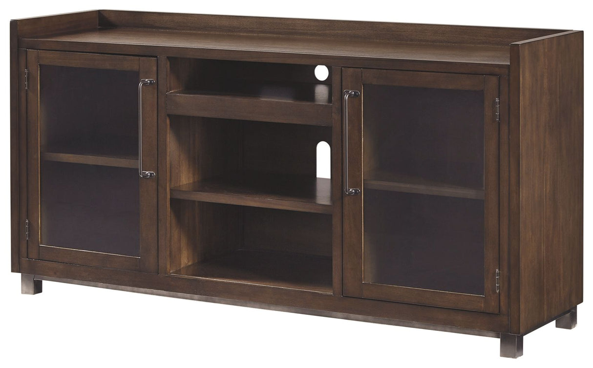 Starmore - Brown - XL TV Stand w/Fireplace Option by Signature Design by Ashley® | Bel Furniture