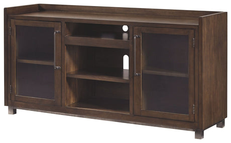 Starmore - Brown - XL TV Stand w/Fireplace Option by Signature Design by Ashley® | Bel Furniture