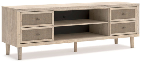 Cielden - Two-tone - Extra Large TV Stand by Signature Design by Ashley® | Bel Furniture