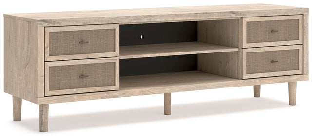Cielden - Two-tone - Extra Large TV Stand by Signature Design by Ashley® | Bel Furniture