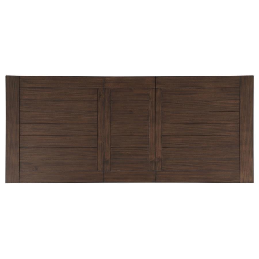 Madelyn - Dining Table With Extension Leaf - Dark Cocoa And Coastal White