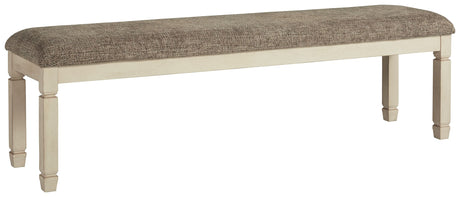 Bolanburg - Brown / Beige - Extra Large UPH DRM Bench by Signature Design by Ashley® | Bel Furniture