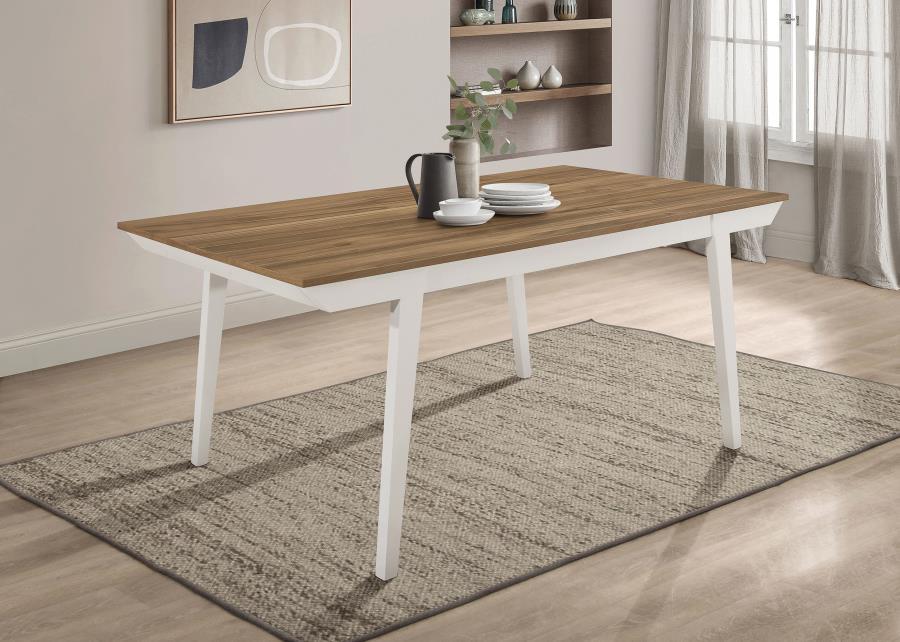 Nogales - Rectangular Wood Dining Table - Off White