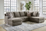 O'phannon - Sectional Beige 2 Pc. Right-Arm Facing Corner Chaise Sectional by Signature Design by Ashley® | Bel Furniture