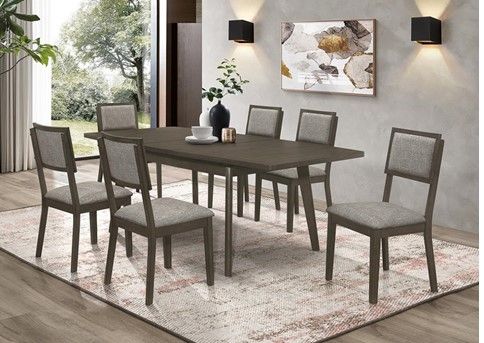 Ember - Side Chair (Set of 2) - Gray & Walnut