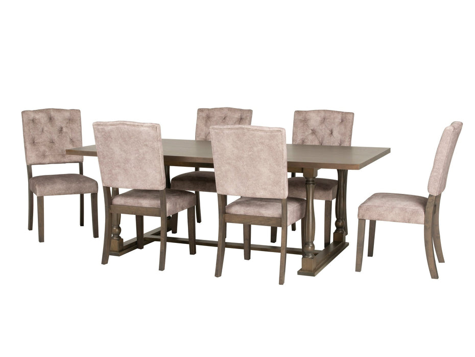 7 PIECE DINING ROOM SET - BEL Furniture