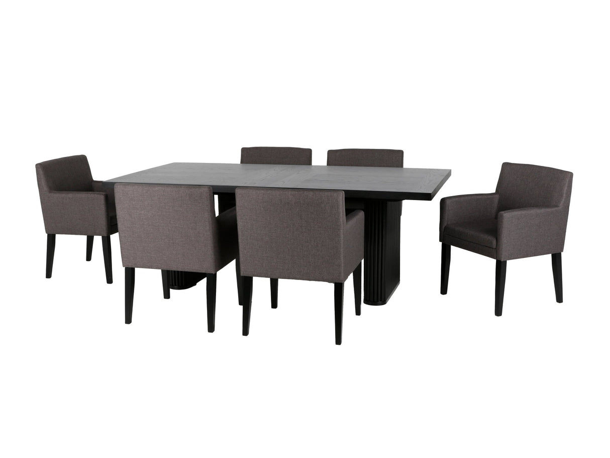7 PIECE DINING ROOM SET by Mollai Collections | Bel Furniture