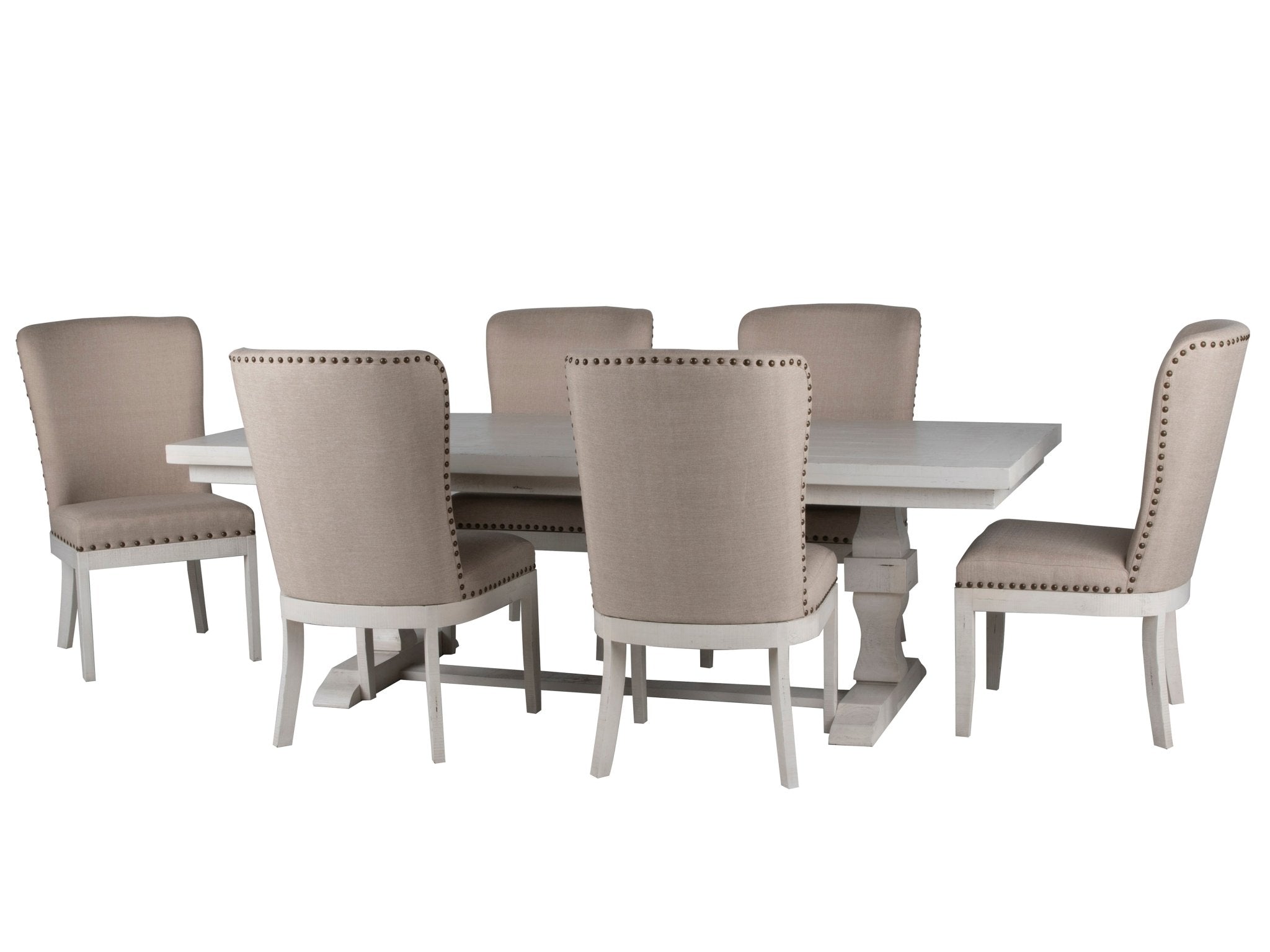 7 PIECE DINING ROOM SET - BEL Furniture