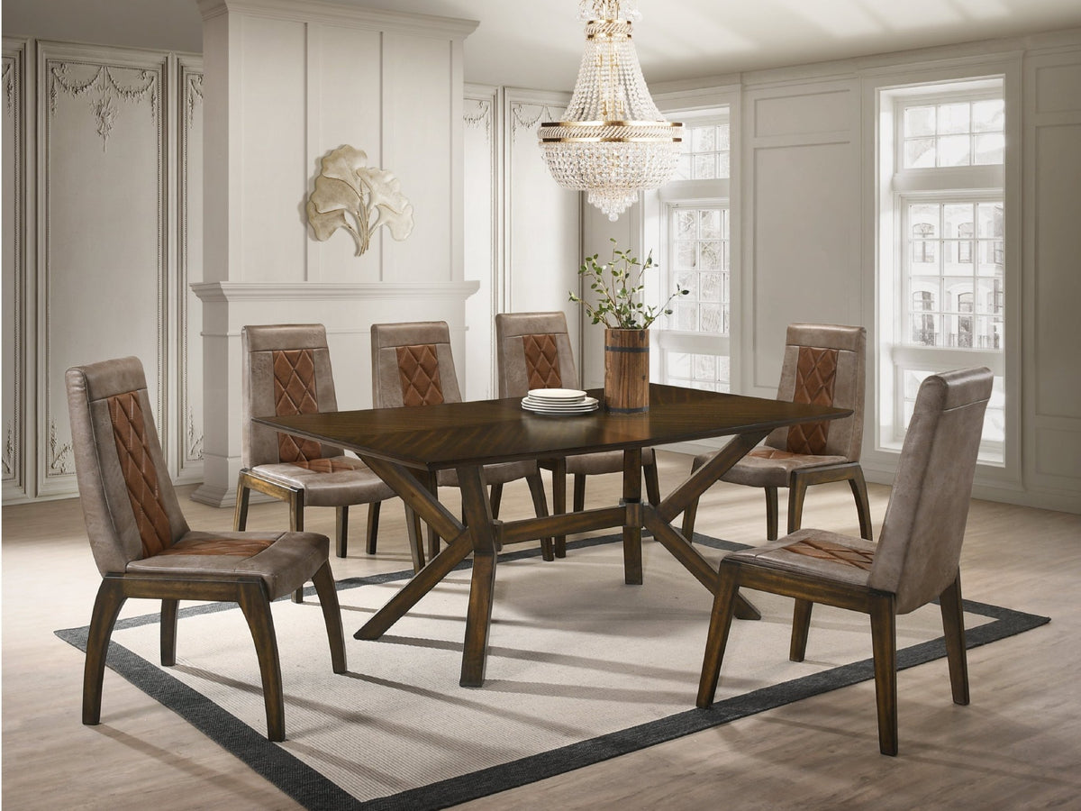 7 PIECE DINING ROOM SET by Mollai Collections | Bel Furniture