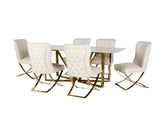 7 PIECE DINING ROOM SET by Mollai Collections | Bel Furniture