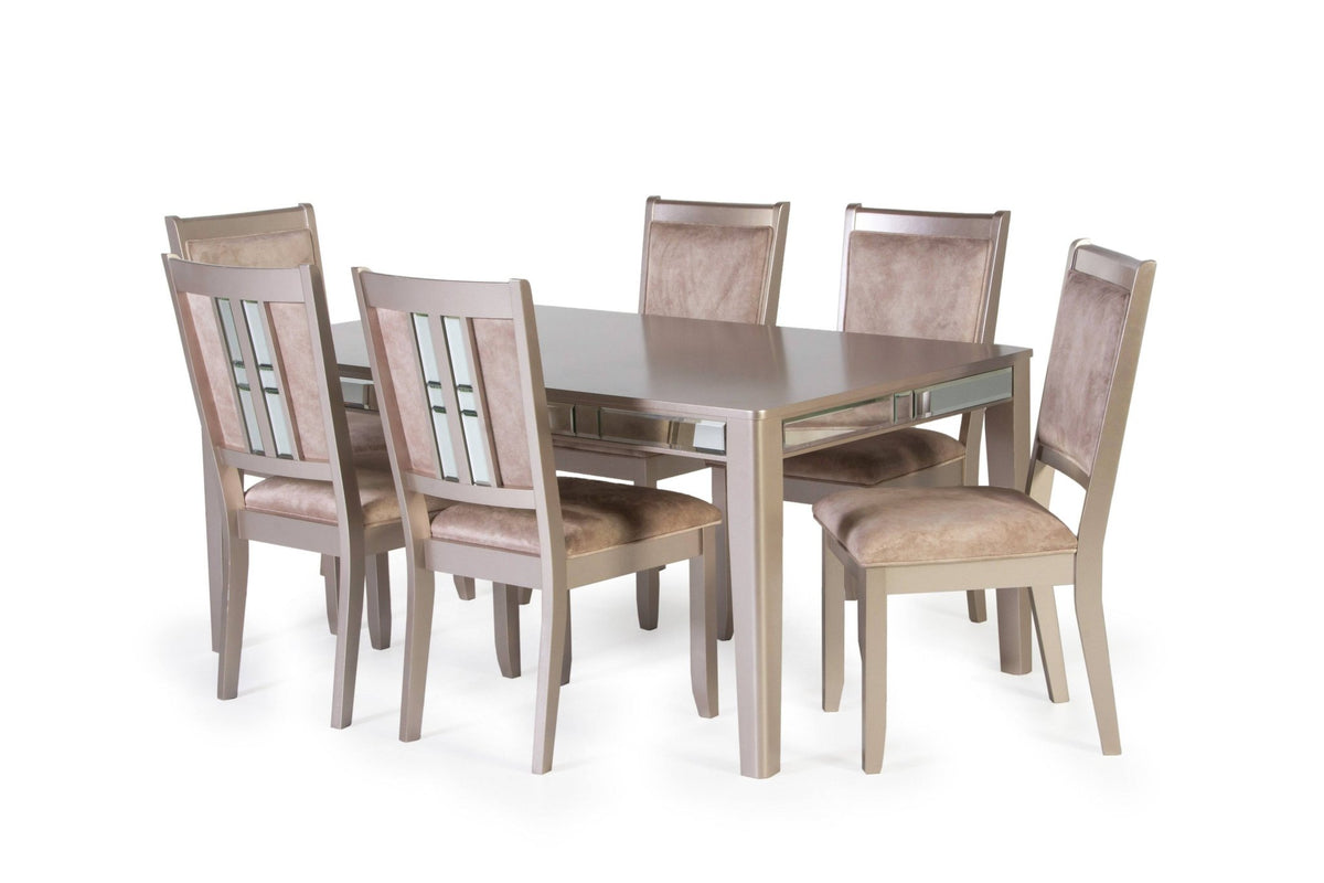 7 PIECE DINING ROOM SET by Mollai Collections | Bel Furniture