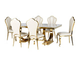 7 PIECE DINING ROOM SET by Mollai Collections | Bel Furniture