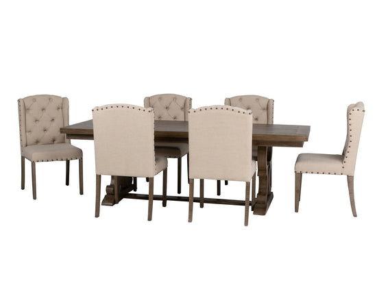 7 PIECE DINING ROOM SET - BEL Furniture