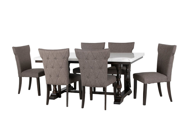 7 PIECE DINING ROOM SET - BEL Furniture