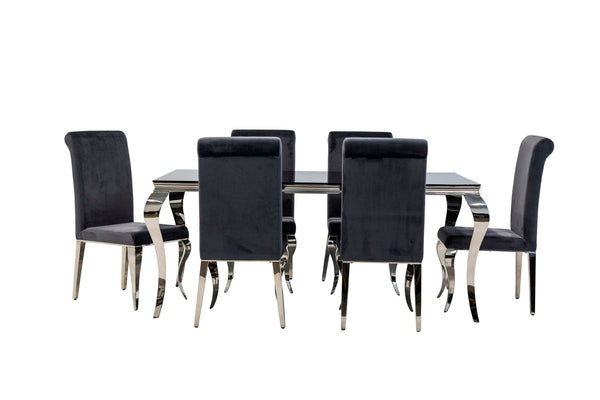 7 PIECE DINING SET - BEL Furniture