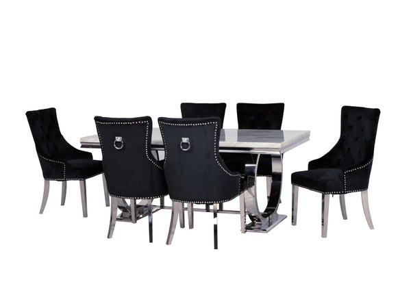 7 PIECE DINING SET - BEL Furniture