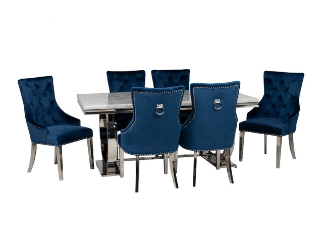 7 PIECE DINING SET by Mollai Collections | Bel Furniture
