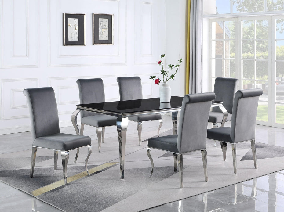 7 PIECE DINING SET - BEL Furniture