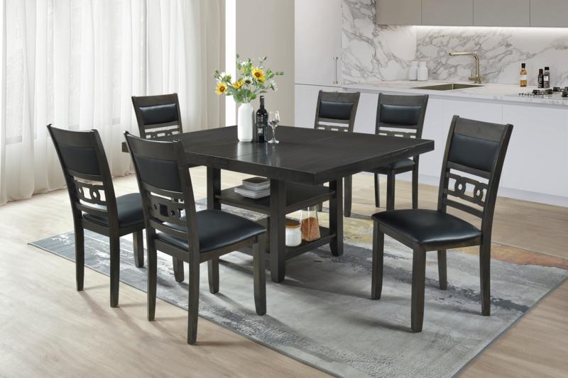 7 PIECE DINING TABLE SET - BEL Furniture