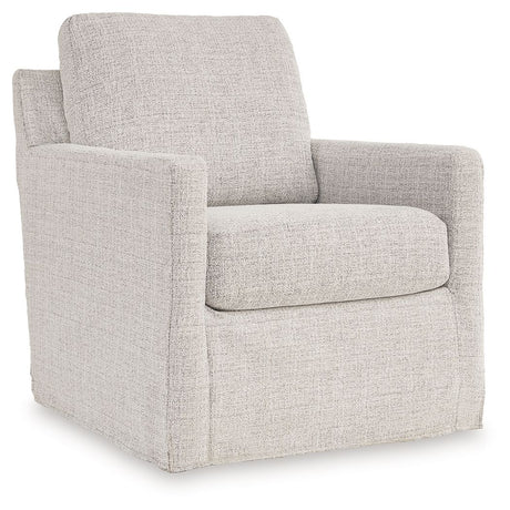 Nenana Next-gen Nuvella - Swivel Glider Accent Chair Pearl Silver by Signature Design by Ashley® | Bel Furniture
