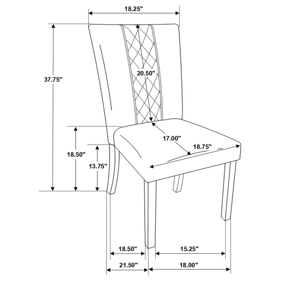 Malia - Rectangular Dining Table Set With Refractory Extension Leaf